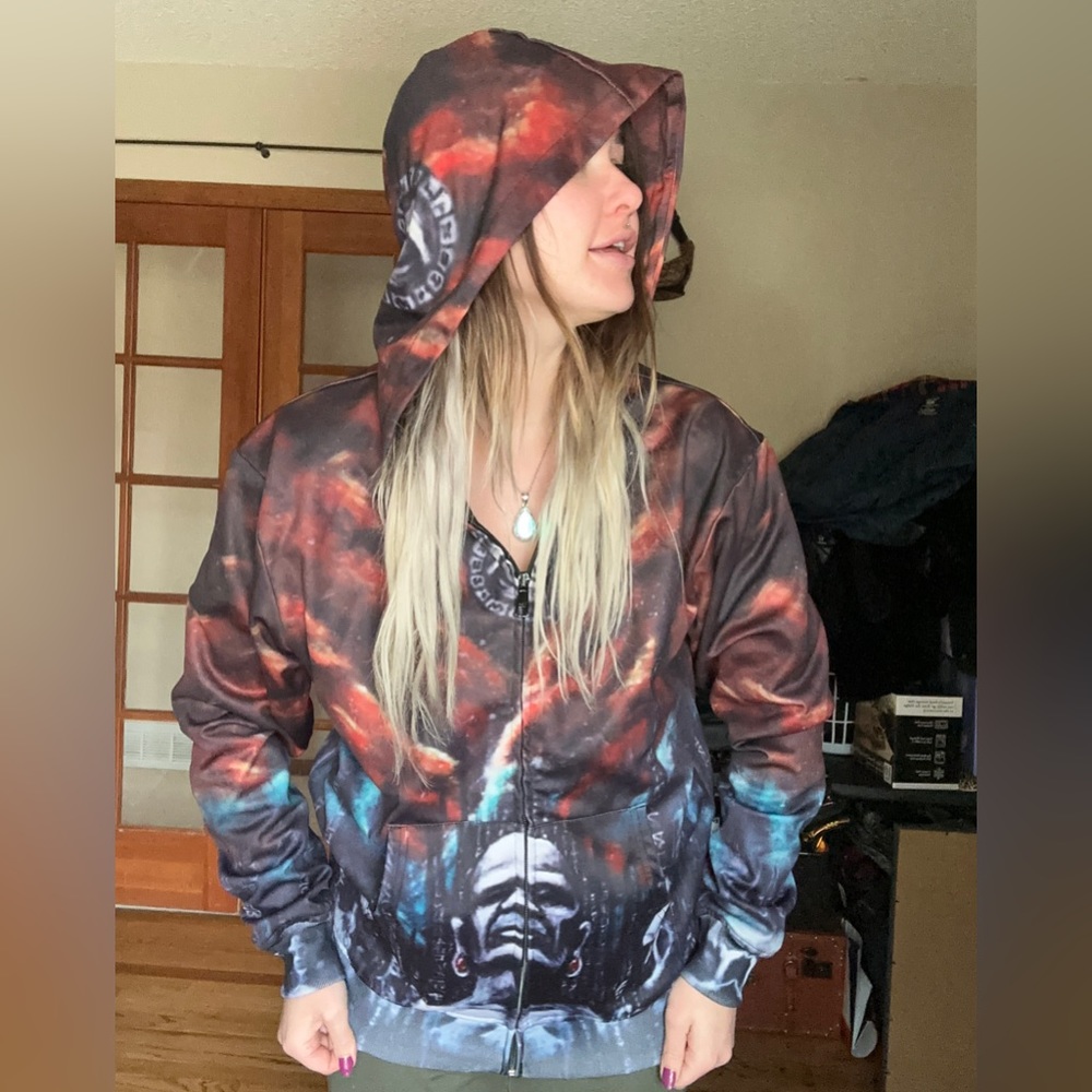 Trippy unisex ZipUp
